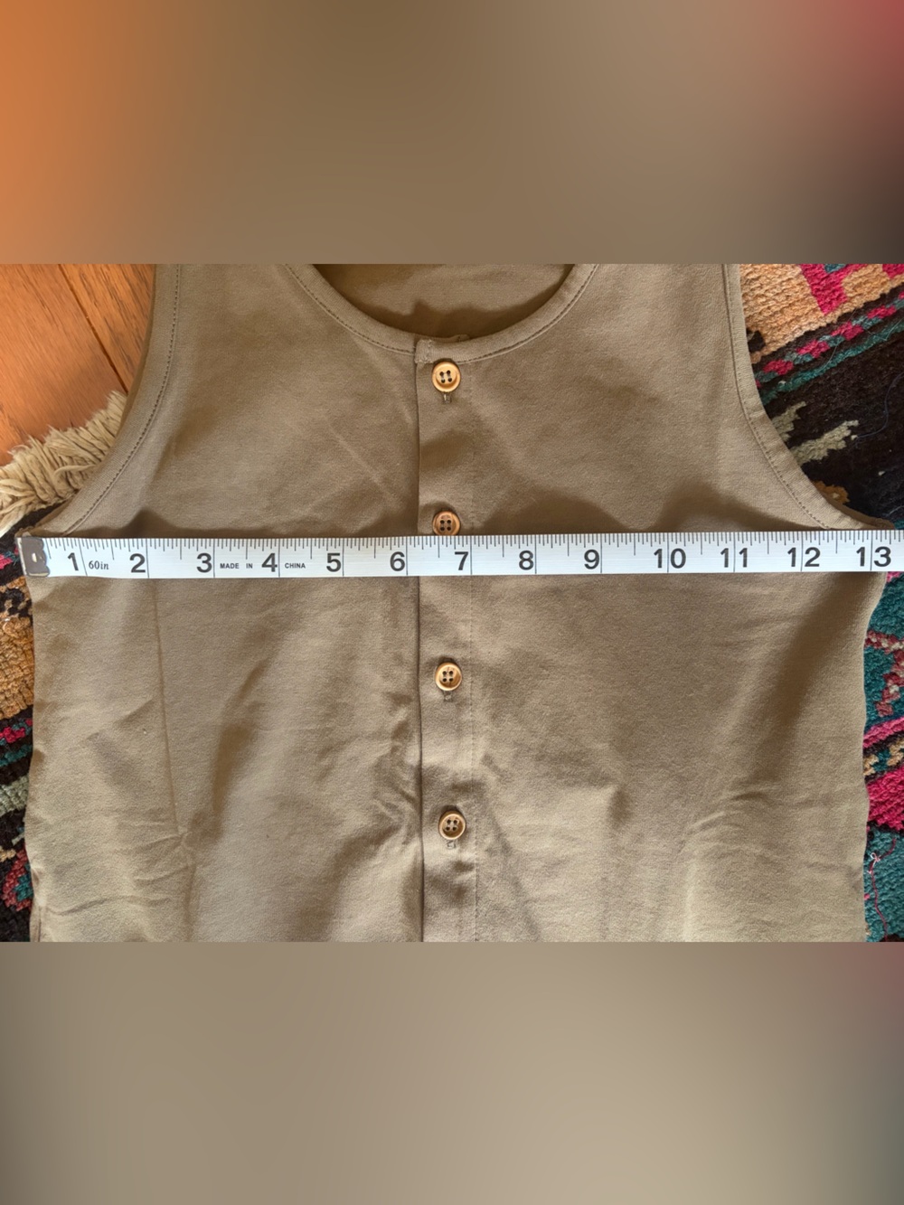 The Simple Folk Free Range Playsuit Organic Cotton Brown Jumpsuit 5-6Y - Picture 5 of 6